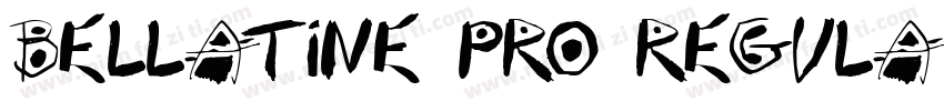 Bellatine Pro Regula字体转换